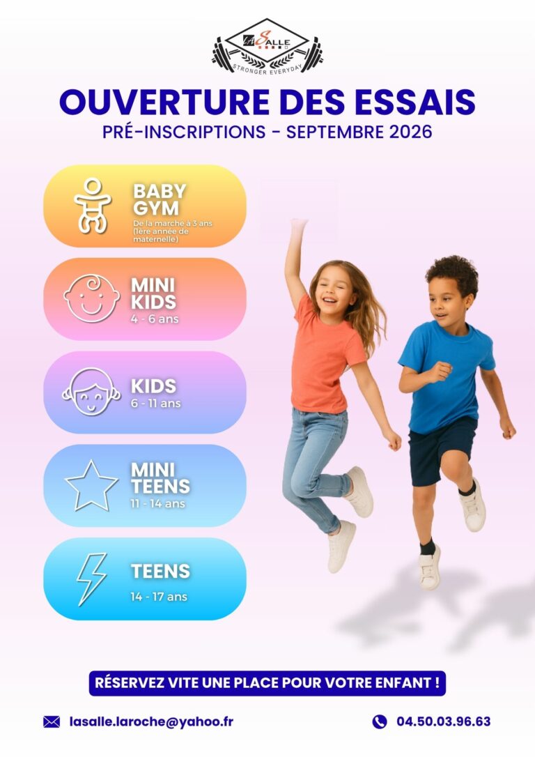 Inscription Cours enfants